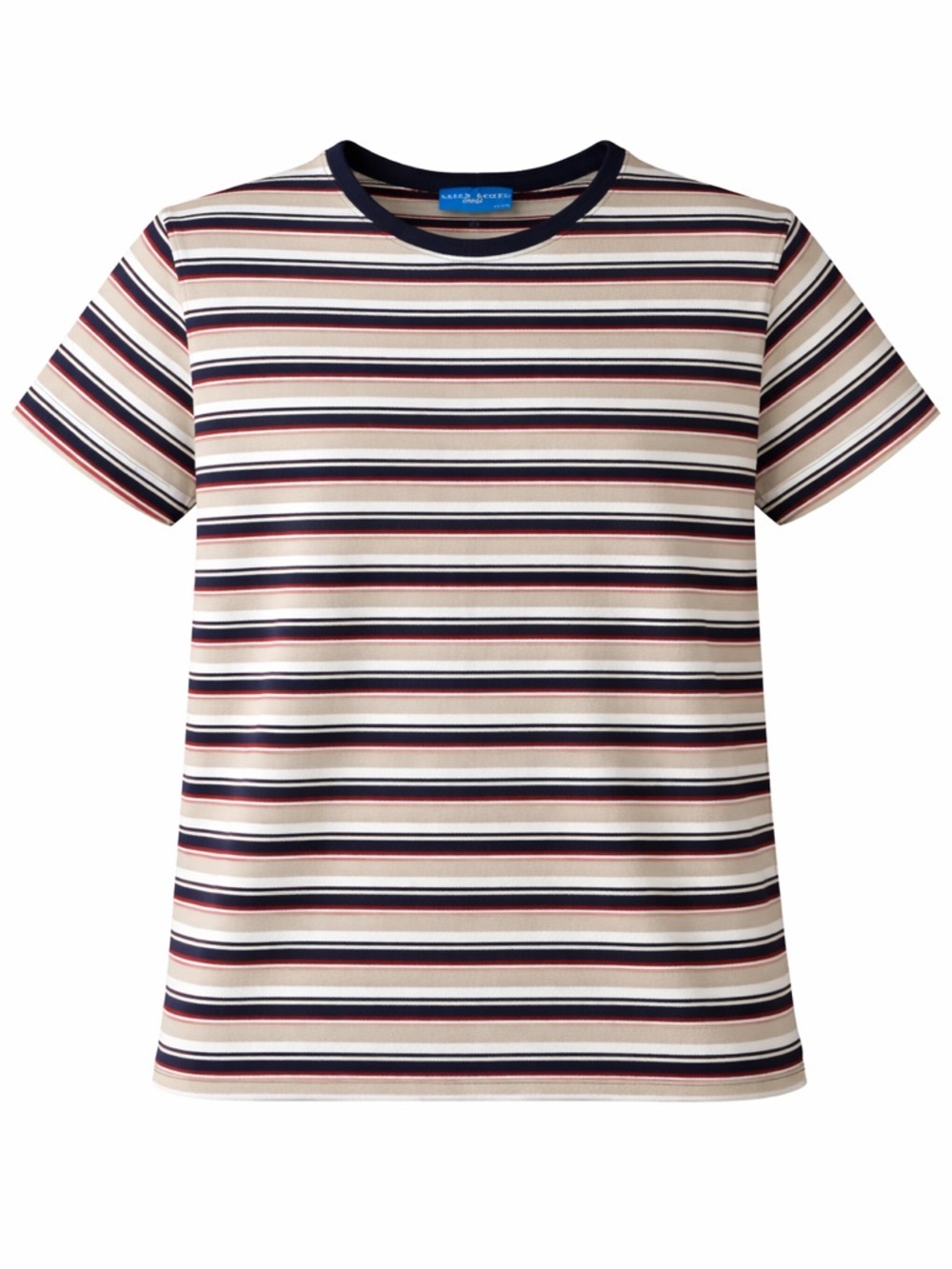 Karen Scott Sport Women’s Striped Tee Short Sleeve Casual Top Petite Large